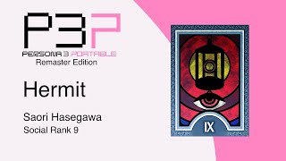 Persona 3 Portable Remaster Hermit Social Link Rank 9 Health Female Version [upl. by Madaih]