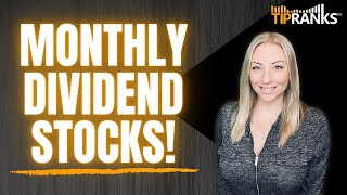 4 Dividend Stocks Paying MONTHLY Big Yields for Steady Passive Income [upl. by Myo]