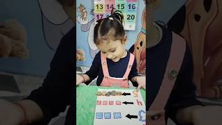 Learn amp Recognise Numbers 1 2 3 👍🥰activitytime ytshortvideo kalikaplayway [upl. by Latterll]