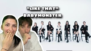 BABYMONSTER  LIKE THAT EXCLUSIVE PERFORMANCE VIDEO  REACTION [upl. by Ahsital]