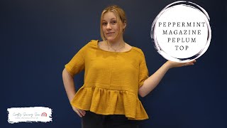 Peppermint Magazine Peplum Top  Crafty Sew Along [upl. by Asaret]