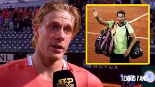 Denis Shapovalov quotHopefully Nadal is okayquot  Rome 2022 HD [upl. by Joyce582]