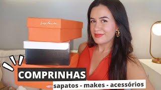 COMPRINHAS 🌟 Sapatos makes e acessórios [upl. by Novello]