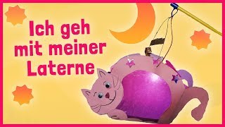 Ich geh mit meiner Laterne 🌙 Kinderlieder für den Laternenumzug [upl. by Buhler]