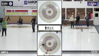 Curling Stadium  Grand Forks SHEET A 120424 [upl. by Tomaso608]