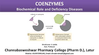 11Coenzymes Biochemical Role and Deficiency Diseases [upl. by Randell387]