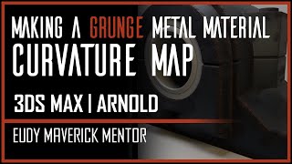 Making a Grunge Metal  3ds Max  Arnold [upl. by Imak]