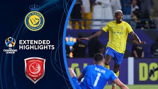 Al Nassr vs Al Duhail Extended Highlights  AFC Champions League  CBS Sports Golazo  Asia [upl. by Sax]