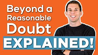 Beyond a Reasonable Doubt SIMPLIFIED  EXAMPLE [upl. by Aicilanna]