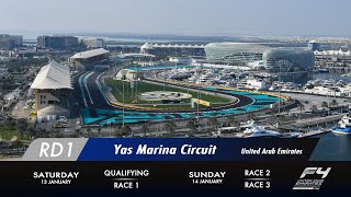 2024 Formula 4 UAE Championship Round 1 Qualifying 1 [upl. by Olivann]