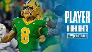 HIGHLIGHTS Dillon Gabriel Sets FBS ALLTIME TD RECORD in Win vs Maryland  Oregon Football [upl. by Liddy]