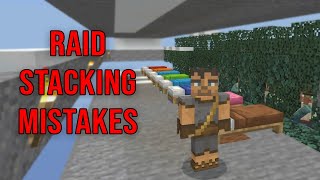 EVERYTHING Stacking Raid Villages in Minecraft Bedrock Edition [upl. by Xyno]