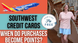 Southwest credit card purchases When will they credit to my Rapid Rewards account [upl. by Lemmie]