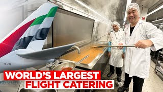 World’s Largest Airline Kitchen  Emirates Flight Catering [upl. by Hoehne265]