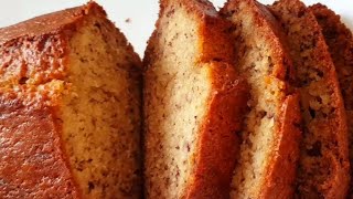 Moist And Fluffy Banana Cake Recipe Easy And Simple Banana Cake Recipe [upl. by Leisam803]