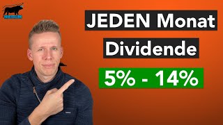 10 interessantesten Dividenden Aktien mit monatlicher Dividende amp meine TOP 3 [upl. by Acissj]