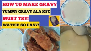 GRAVY SAUCE YUMMY  HOW TO MAKE GRAVY CHICKEN GRAVY SAUCE [upl. by Johen]