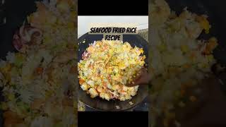 Seafood Fried Rice Recipe Try this 😋👍food friedrice [upl. by Nelyt]