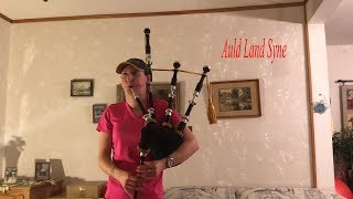 Bagpipes Auld Lang Syne [upl. by Sinnek]