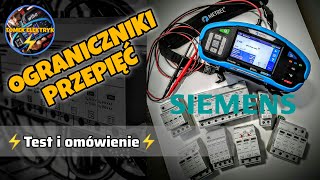 Ograniczniki przepięć SPD SIEMENS ꟾ Omówienie ꟾ pomiary ograniczników przepięć ꟾ Metrel MI3155xD [upl. by Delmer]