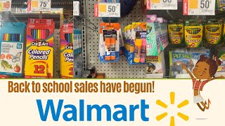 Walmart Back to School Sales have begun 2024 [upl. by Oslec154]