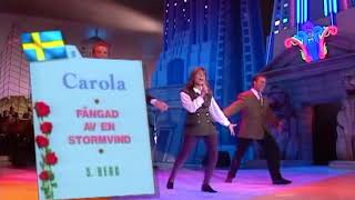 Carola  Fångad av en stormvind Captured by a love storm reprise live Eurovision 1991 HD [upl. by Diandra]