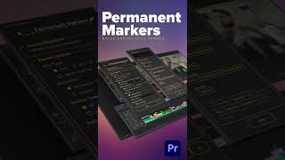 NEW Permanent Markers for Premiere Pro [upl. by Landbert]