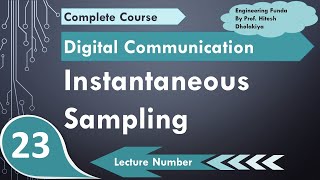 Instantaneous Sampling or Ideal Sampling or Impulse Sampling in Digital Communication [upl. by Ymerrej]