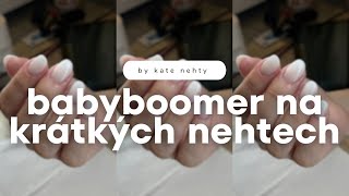 Krátké problémové nehty doplnění polygelem a babyboomer houbičkou 💅🏻  Cizí ruce 71  Kate nehty [upl. by Adiell]