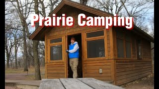 Out cabin camping 2 nights at Lake Shetek state park Lots of hiking prairie cooking and deer [upl. by Oibaf]