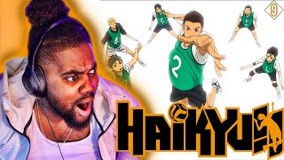 ORE WA SPIKER DAAA   College Athlete REACTS to Haikyuu Episode 9 [upl. by Ileak556]