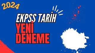 EKPSS 2024 Tarih Deneme Sınavı  Ali Gürbüz [upl. by Llerrod383]