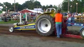 Durham CT modified tractor pull off quotNever Satisfiedquot [upl. by Skilken]