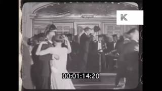 1920s Nightlife Hotel Ballroom Nightclub Dancing HD From 35mm Film [upl. by Entwistle476]