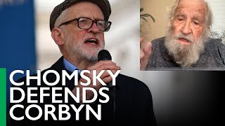 Noam Chomsky challenged over Jeremy Corbyn victory claims [upl. by Ramma770]