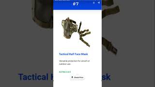 Discover 2024s Top 10 Newest Airsoft Masks shorts shortsfeed shortvideo [upl. by Demetri]