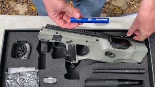 Empire Dfender Elite Paintball Marker unboxing video and test fire [upl. by Wardle]