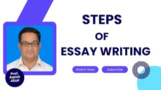 STEPS OF ESSAY WRITING [upl. by Inahpit]