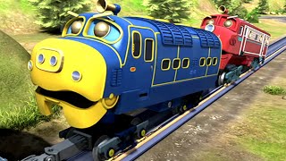 Chuggington  One Two Three Push  Brewster Pulls Chatsworth Free  Cartoons For Kids [upl. by Aibos875]