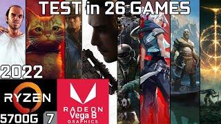 Ryzen 7 5700G Vega 8 amp 16GB RAM  Test in 26 Games [upl. by Chuah]