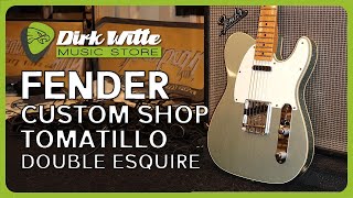 Dirk Witte  Fender CS LTD Tomatillo Double Esquire Custom Firemist Silver Relic [upl. by Klimesh]