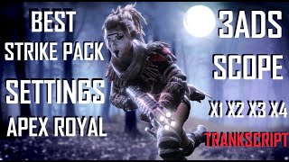 strike pack apex legends anti recoil settings [upl. by Aislehc]