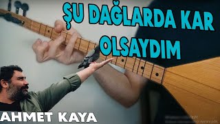 Şu Dağlarda Kar Olsaydım  SazAhmet Kaya [upl. by Rory]