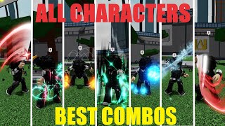 All Of The STRONGEST Combos in Heros battlegrounds ROBLOX [upl. by Gratiana]