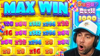 FINALLY I got a MAX WIN on SUGAR RUSH 1000 INSANE TUMBLES Bonus Buys [upl. by Alletneuq]