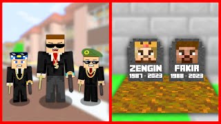 KEREM KOMİSER AİLESİ MAFYA OLDU ŞEHİRDEKİ HERKESİ ÖLDÜRDÜ FİLMİ 😱  Minecraft ZENGİN FAKİR HAYATI [upl. by Hobbs202]