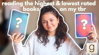 i read the highest and lowest rated books on my tbr cart nonspoiler reading vlog 🕯️🖤📚 [upl. by Auerbach]