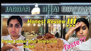 Dubai JABBAR BHAI BIRYANI Restaurant in Dubai  chennai style biryani [upl. by Yardna]