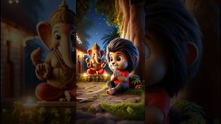 Sheru Gao ke beech me ganesh ji ki murti kyu baithaya khattalimboo shorts [upl. by Aribold]