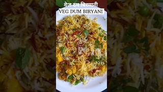 Veg Dum Biryani 😋viralshortshortfeedtendingshorts [upl. by Mahan]